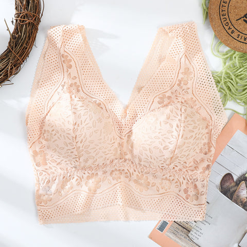 Hatmeo Women's Comfortable Seamless Anti-Sag Bra