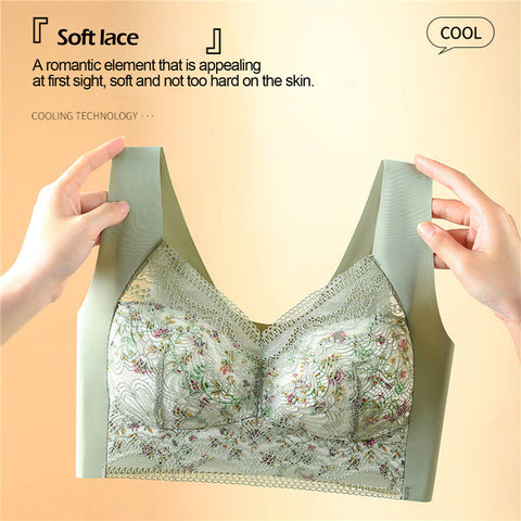 (2025 New Year Hot Sale!) Hatmeo™ 24h-comfort Lace Design Full Coverage Lifting Bra