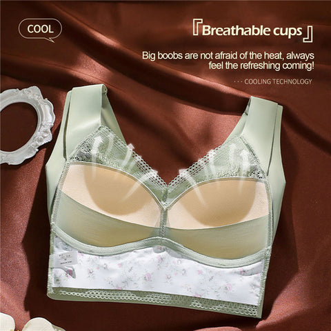 (2025 New Year Hot Sale!) Hatmeo™ 24h-comfort Lace Design Full Coverage Lifting Bra