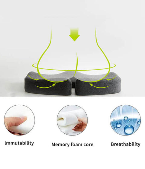 Hatmeo Memory-Foam Seat Cushion
