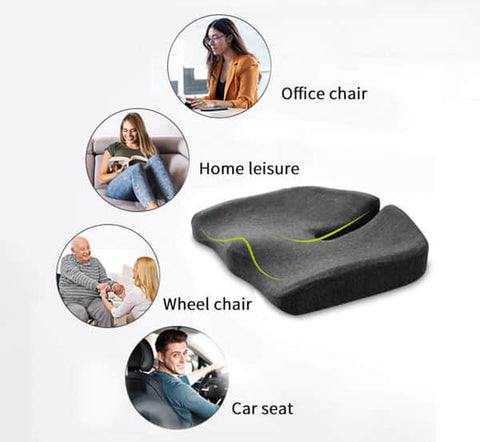 Hatmeo Memory-Foam Seat Cushion