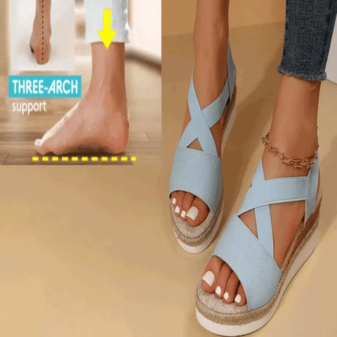 Hatmeo Women's Comfy Wedge Heel Sandals