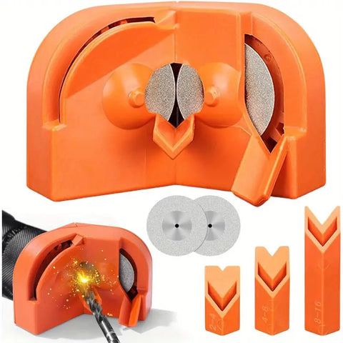 Hatmeo High-Precision Drill Bit Sharpener - Handheld Non-Electric Tool