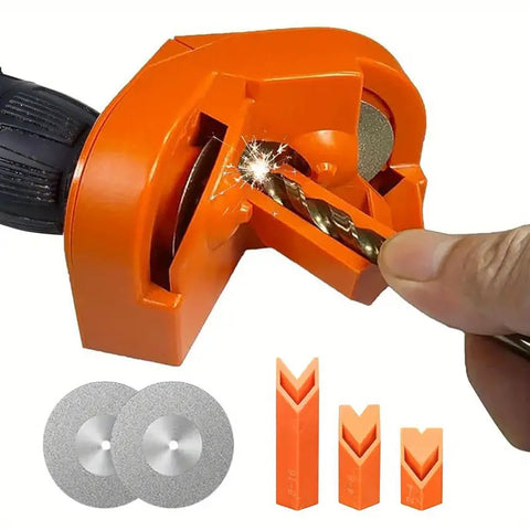 Hatmeo High-Precision Drill Bit Sharpener - Handheld Non-Electric Tool