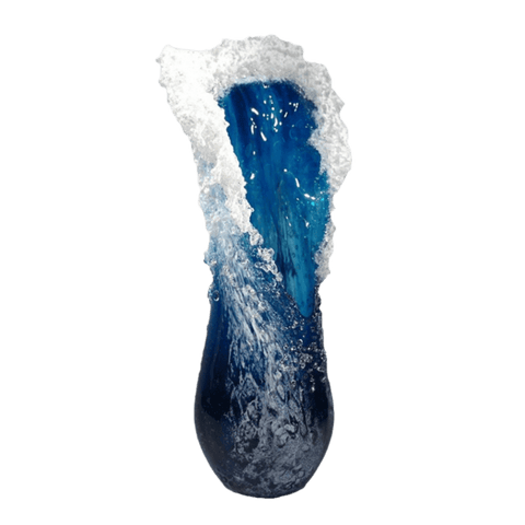 Hatmeo Wave Handmade Glass Vase