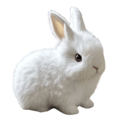 Hatmeo BunnyBuddy Children's Simulation Companion Plush Toy-(AQY）