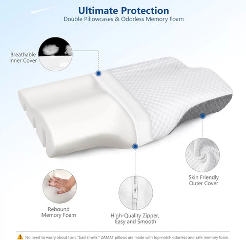Hatmeo Anti-Snoring Sleep Pillow