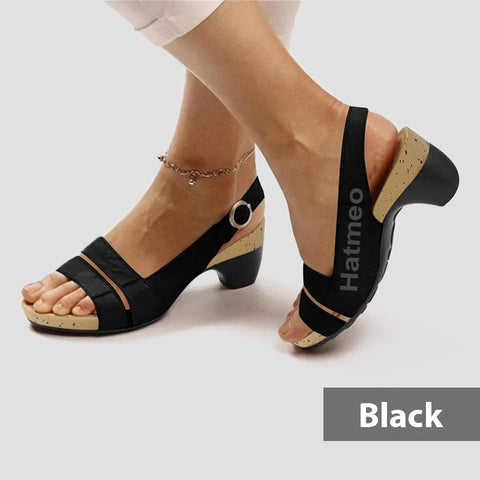Hatmeo Strapless Open-Toe Sandals