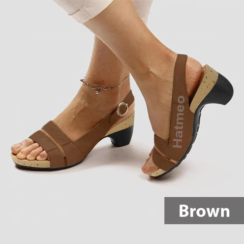 Hatmeo Strapless Open-Toe Sandals