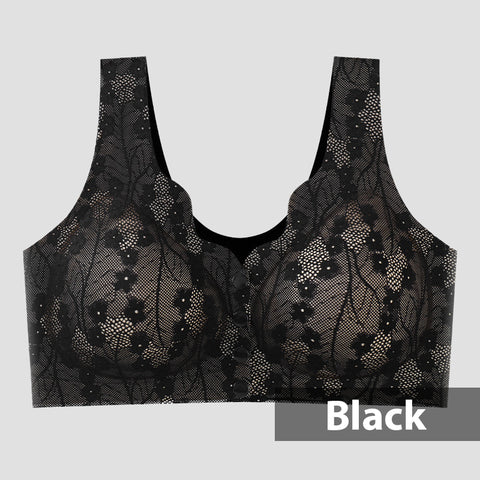 Hatmeo Seamless front closure large size bra