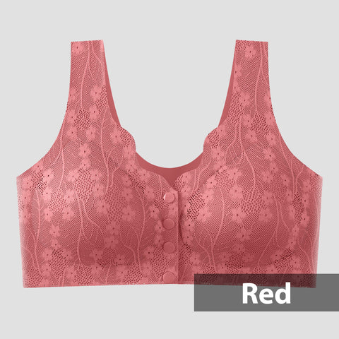 Hatmeo Seamless front closure large size bra
