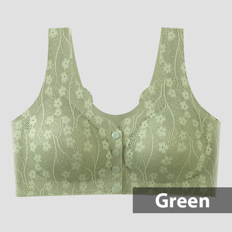 Hatmeo Seamless front closure large size bra