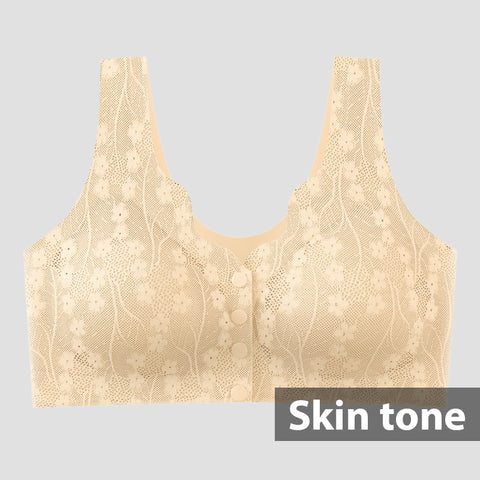 Hatmeo Seamless front closure large size bra