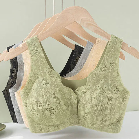Hatmeo Seamless front closure large size bra