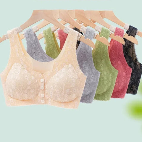 Hatmeo Seamless front closure large size bra