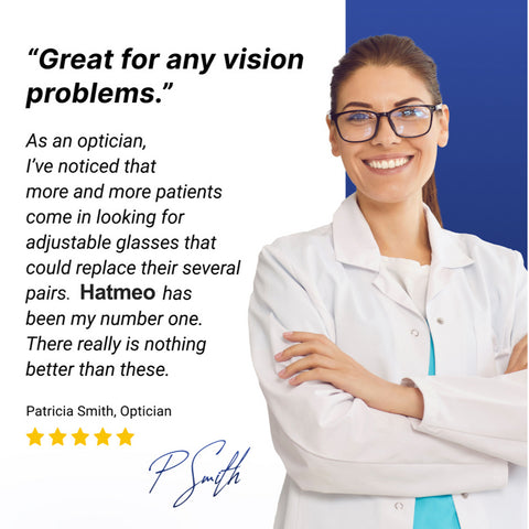 Hatmeo Adjustable-focus Glasses