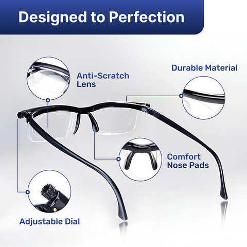 Hatmeo Adjustable-focus Glasses