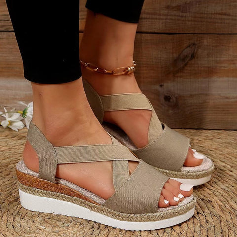 Hatmeo Women's Comfy Wedge Heel Sandals