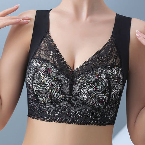 (2025 New Year Hot Sale!) Hatmeo™ 24h-comfort Lace Design Full Coverage Lifting Bra