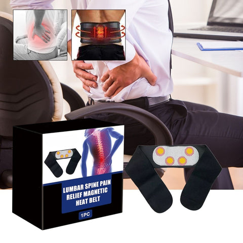 Hatmeo Lumbar Spine Pain Relief Magnetic Heat Belt
