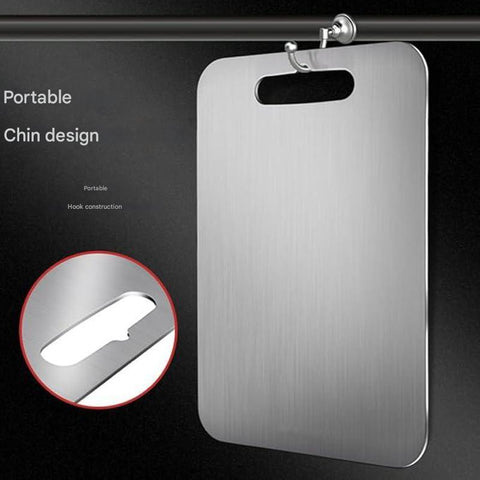9.06x13.39 Inch Durable 304 Stainless Steel Chopping Board