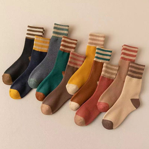 Hatmeo【10 Pairs】Women‘s Thick Wool Winter Socks to Keep Warm