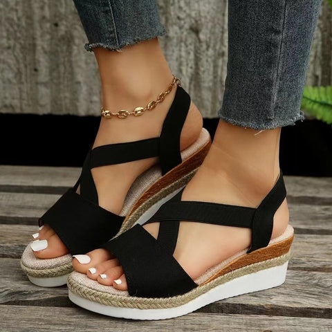 Hatmeo Women's Comfy Wedge Heel Sandals