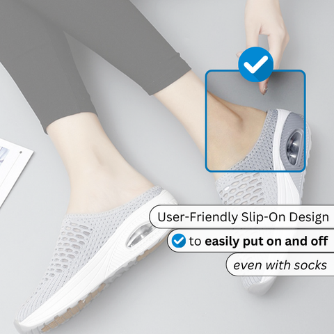 Hatmeo Easy Handsfree Slip-On Orthopedic Shoes For Women