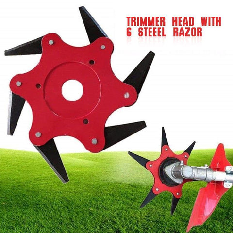 Hatmeo Universal 6-blade steel garden pruning head