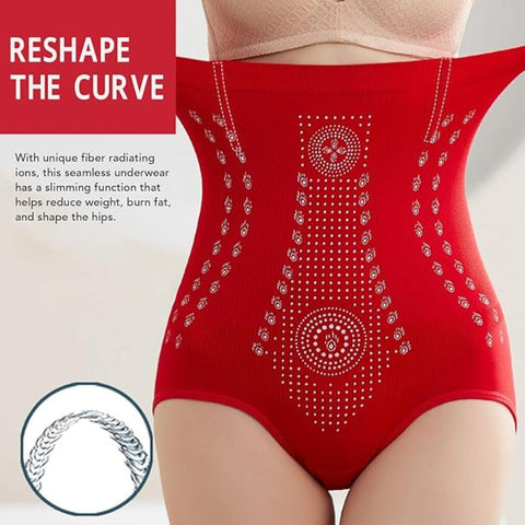 Hatmeo High Waist Antibacterial Negative Ion Shapewear