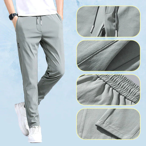 2025 New cool, quick-drying stretch pants for men