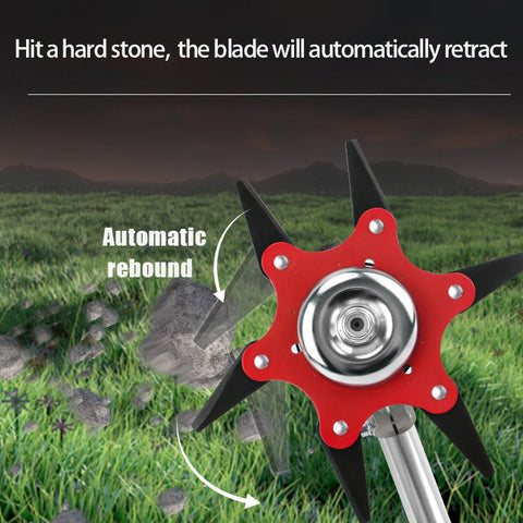 Hatmeo Universal 6-blade steel garden pruning head