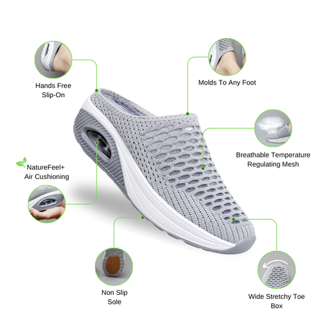 Hatmeo Easy Handsfree Slip-On Orthopedic Shoes For Women
