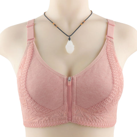 Clearance！ Hatmeo Front Zip Bra