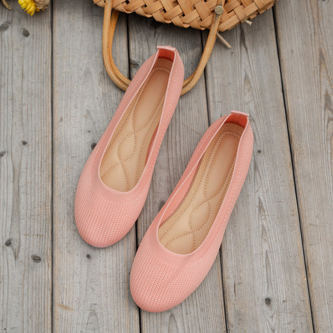 Hatmeo Braided Women's Comfortable Breathable Flat Shoes-（AQY）