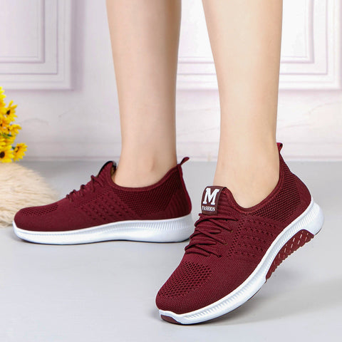 Hatmeo Thickened Anti-Slip Cotton Shoes for Elderly Women