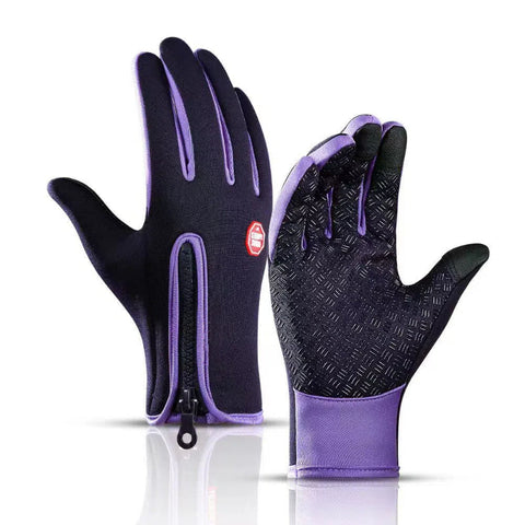 Hatmeo Outdoor Mountaineering Skiing Cycling Gloves With Zipper