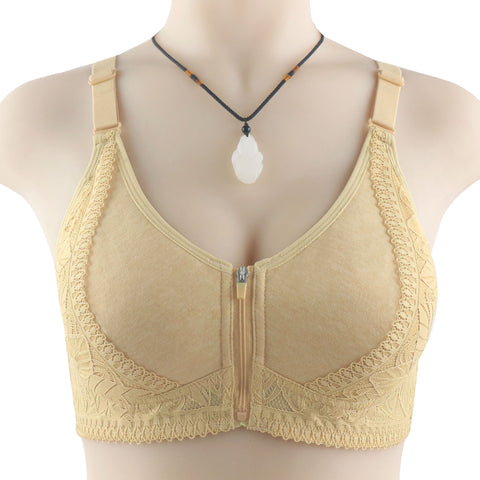 Clearance！ Hatmeo Front Zip Bra