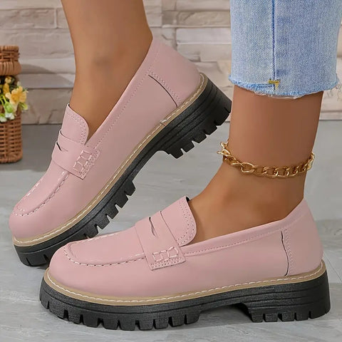Hatmeo 2024 New Thick-soled Loafers