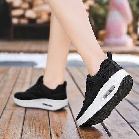 Hatmeo Thick-soled high-heeled sneakers