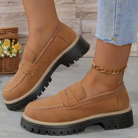 Hatmeo 2024 New Thick-soled Loafers
