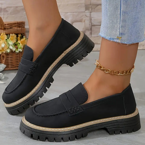 Hatmeo 2024 New Thick-soled Loafers