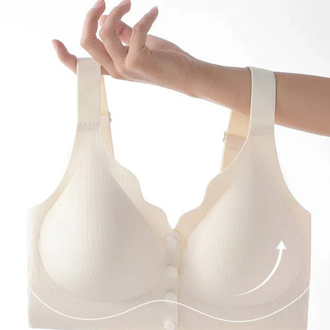 Hatmeo Front Closure Wireless Bra