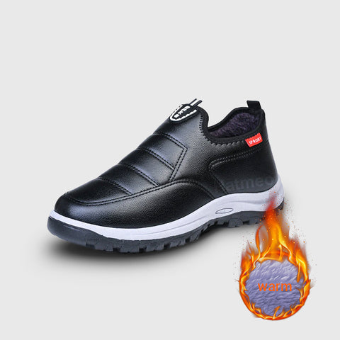 🔥🎁Men's Outdoor Leather Waterproof Walking & Warm Shoes W181 (Buy 2 Free Shipping)