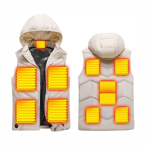Hatmeo Windproof Self-Heating Vest for -40°C