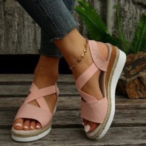 Hatmeo Women's Comfy Wedge Heel Sandals