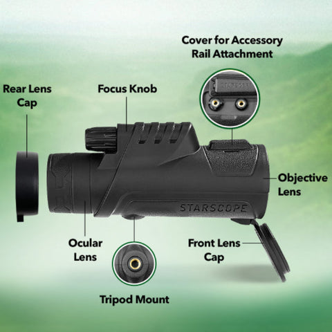 Hatmeo 10*50 Monocular Telescope High Magnification for Smartphone