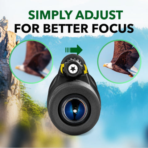 Hatmeo 10*50 Monocular Telescope High Magnification for Smartphone