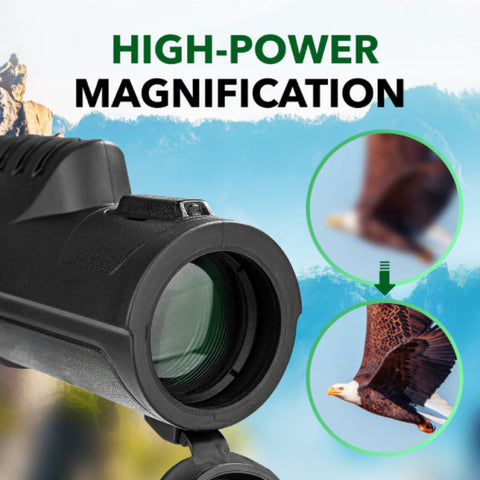 Hatmeo 10*50 Monocular Telescope High Magnification for Smartphone