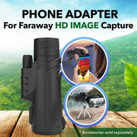 Hatmeo 10*50 Monocular Telescope High Magnification for Smartphone